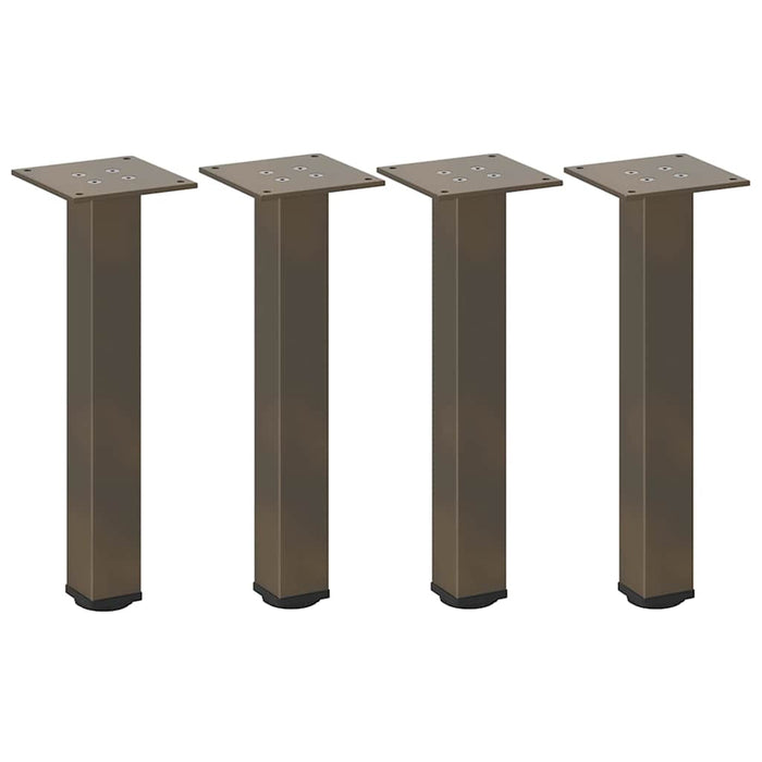 Picioare pentru masă de cafea, 4 buc., oțel natural, 42-44 cm WALTI