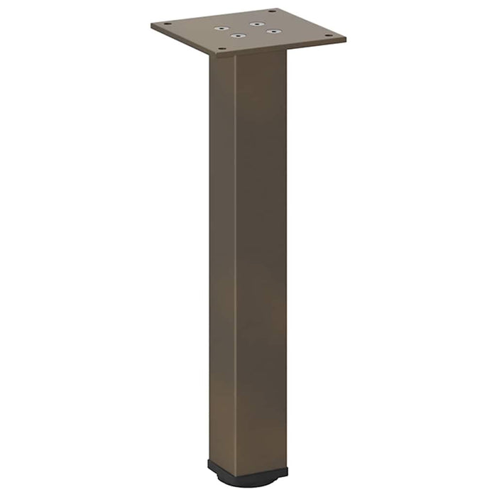 Picioare pentru masă de cafea, 4 buc., oțel natural, 42-44 cm WALTI