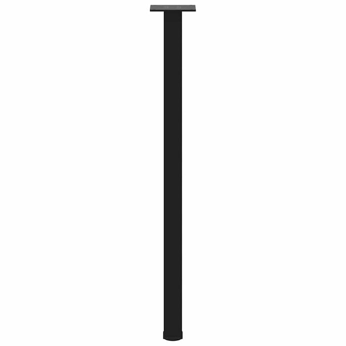 Picioare masă consolă, 4 buc., negru, 72-74 cm, oțel WALTI