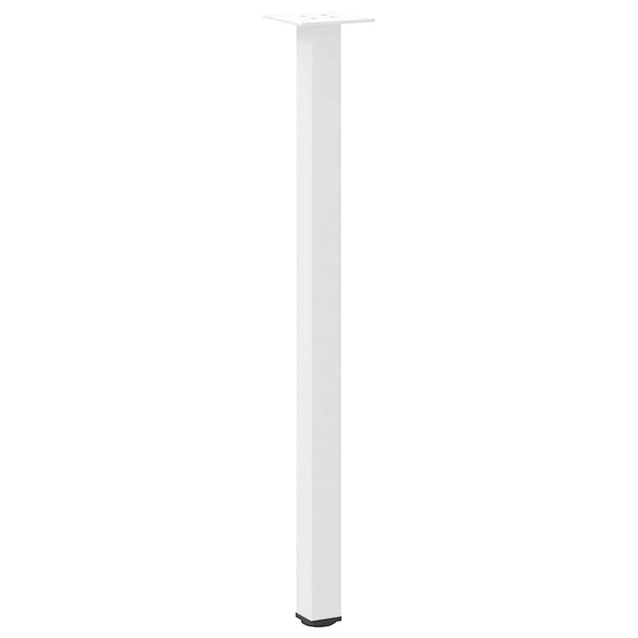 Picioare masă consolă, 4 buc., alb, 72-74 cm, oțel - WALTI WALTI
