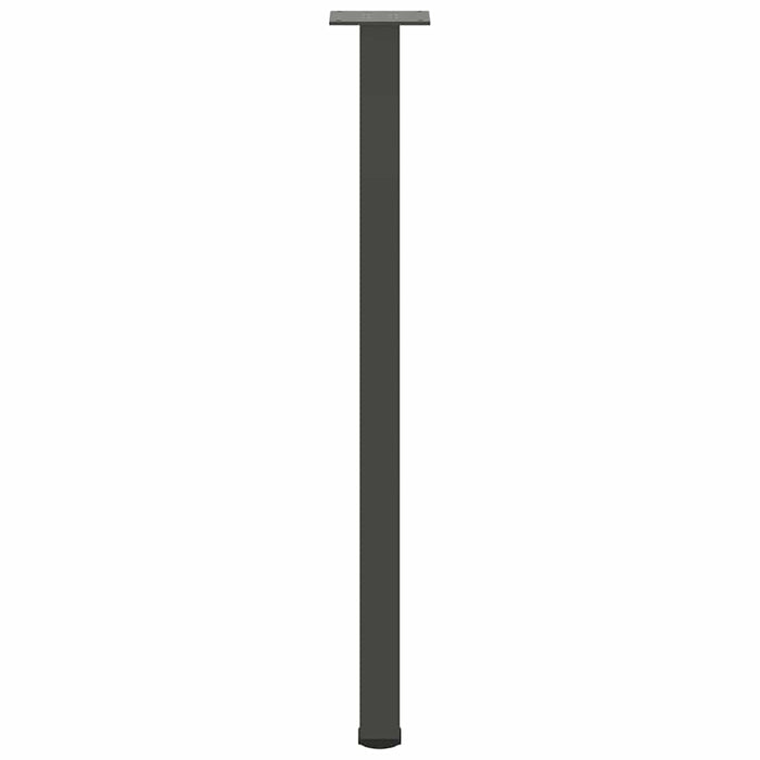 Picioare masă consolă, antracit, 4 buc., 72-74 cm, oțel WALTI