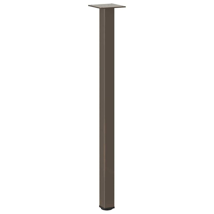 Picioare masă consolă, 4 buc., oțel natural, 72-74 cm WALTI