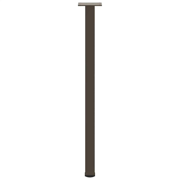 Picioare masă consolă, 4 buc., oțel natural, 72-74 cm WALTI