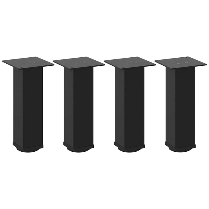 Picioare pentru măsuță de cafea, 4 buc., negru, 30-32 cm, oțel - WALTI WALTI