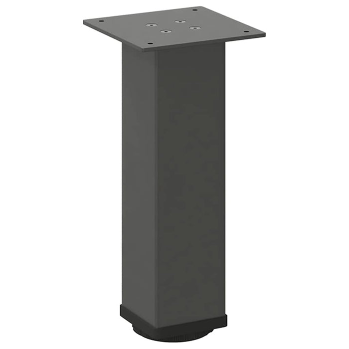 Picioare pentru măsuță de cafea, antracit, 4 buc., 30-32 cm, oțel - WALTI WALTI