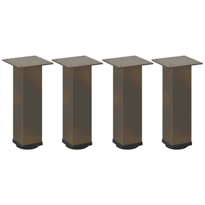 Picioare pentru măsuță de cafea, 4 buc., oțel natural, 30-32 cm WALTI