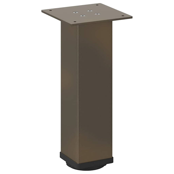 Picioare pentru măsuță de cafea, 4 buc., oțel natural, 30-32 cm WALTI