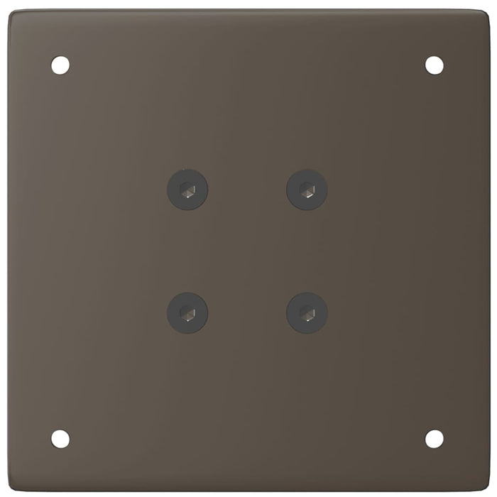Picioare pentru măsuță de cafea, 4 buc., oțel natural, 30-32 cm WALTI