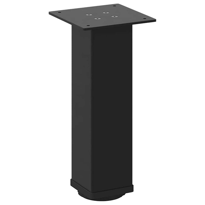Picioare pentru măsuță de cafea, 4 buc., negru, 42-44 cm, oțel WALTI