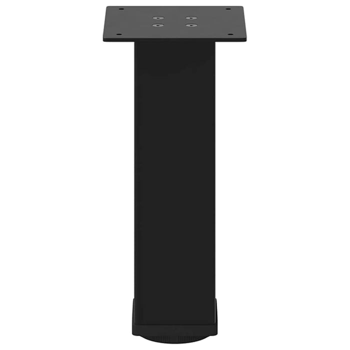 Picioare pentru măsuță de cafea, 4 buc., negru, 42-44 cm, oțel WALTI