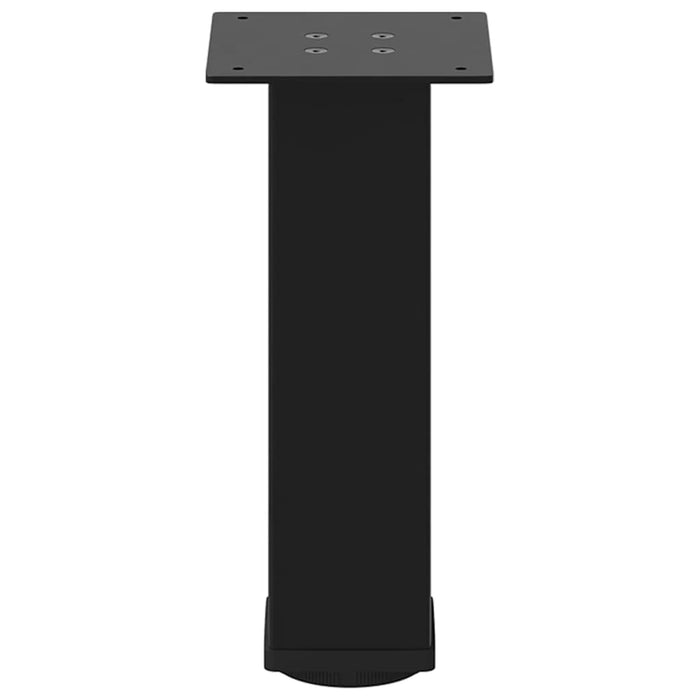 Picioare pentru măsuță de cafea, 4 buc., negru, 42-44 cm, oțel WALTI