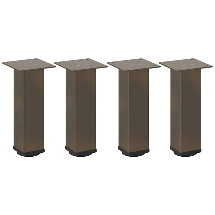Picioare pentru masă de cafea, 4 buc., oțel natural, 42-44 cm WALTI