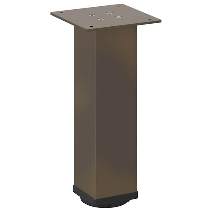 Picioare pentru masă de cafea, 4 buc., oțel natural, 42-44 cm WALTI