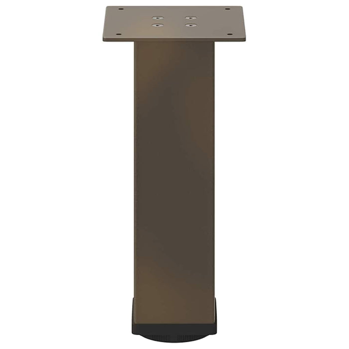 Picioare pentru masă de cafea, 4 buc., oțel natural, 42-44 cm WALTI