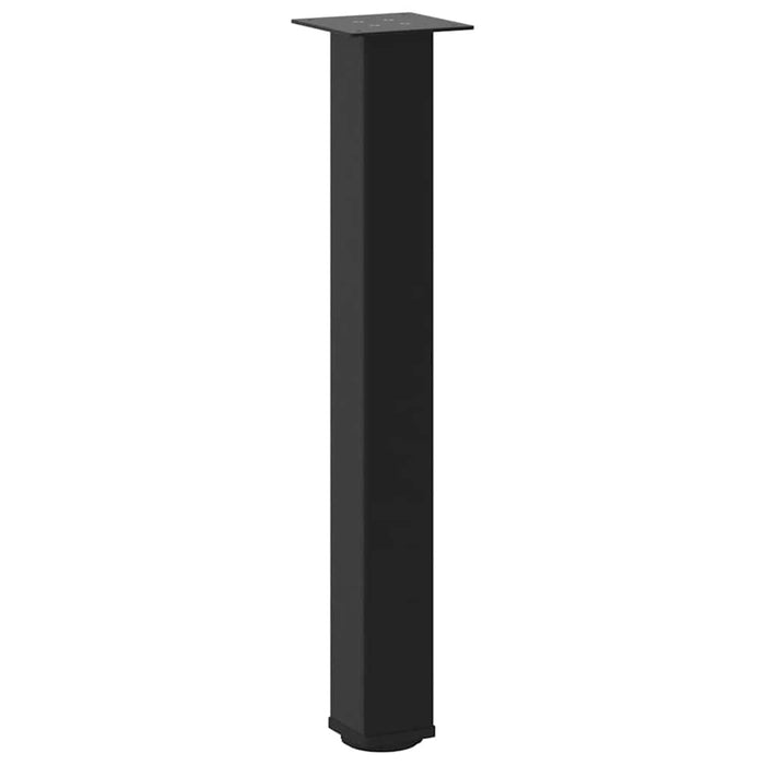 Picioare masă consolă, 4 buc., negru, 72-74 cm, oțel WALTI