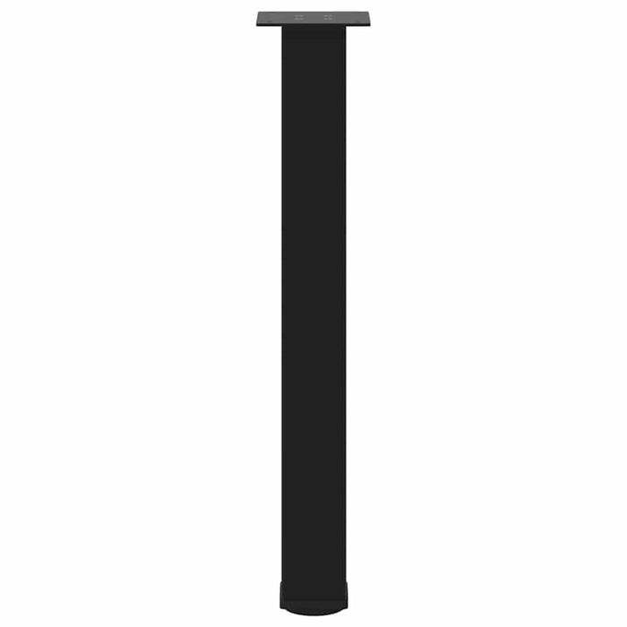 Picioare masă consolă, 4 buc., negru, 72-74 cm, oțel WALTI