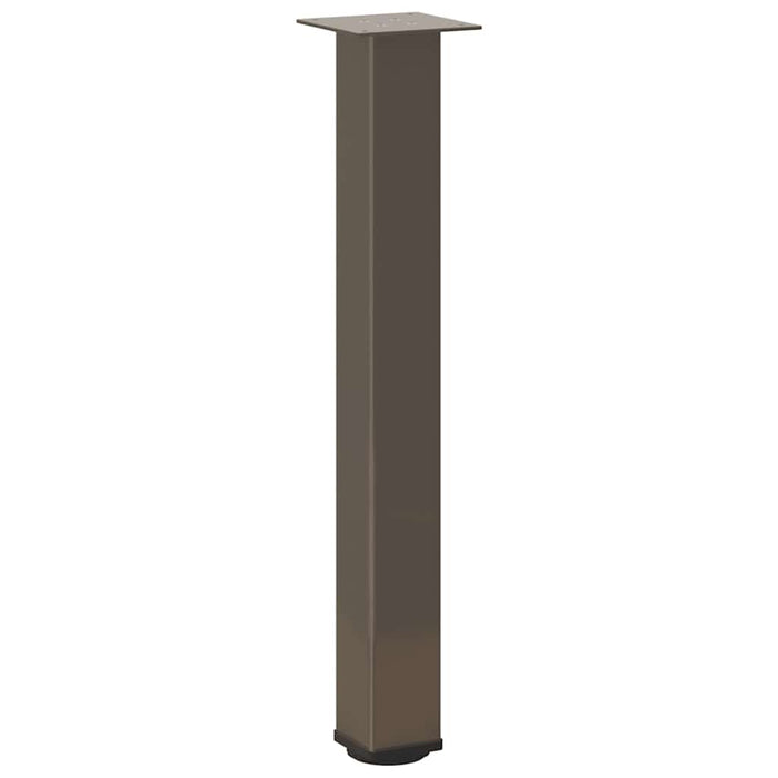 Picioare masă consolă, 4 buc., oțel natural, 72-74 cm WALTI