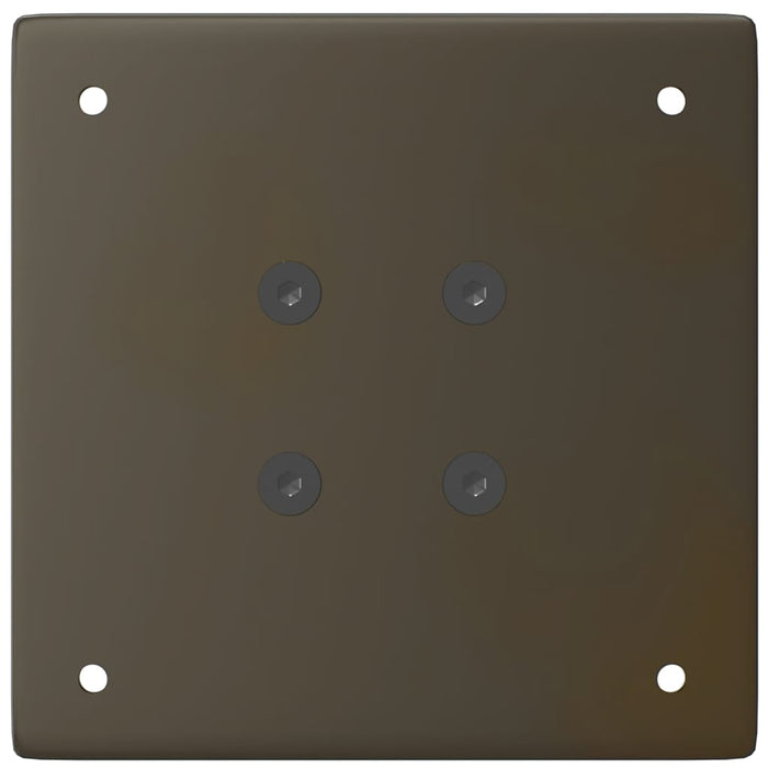 Picioare masă consolă, 4 buc., oțel natural, 72-74 cm WALTI
