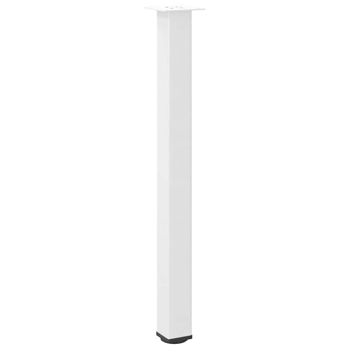 Picioare de masă de bar, 4 buc., alb, 90-92 cm, oțel - WALTI WALTI