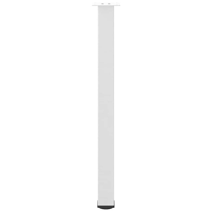 Picioare de masă de bar, 4 buc., alb, 90-92 cm, oțel - WALTI WALTI