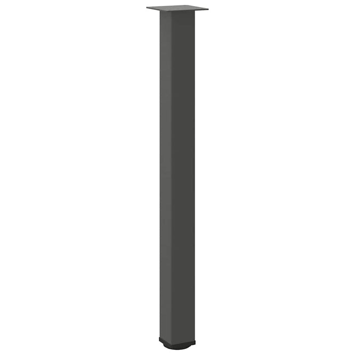 Picioare de masă de bar, antracit, 4 buc., 90-92 cm, oțel - WALTI WALTI