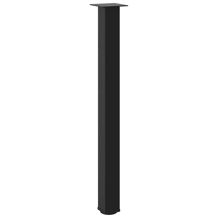 Picioare de masă de bar, 4 buc., negru, 100-102 cm, oțel - WALTI WALTI