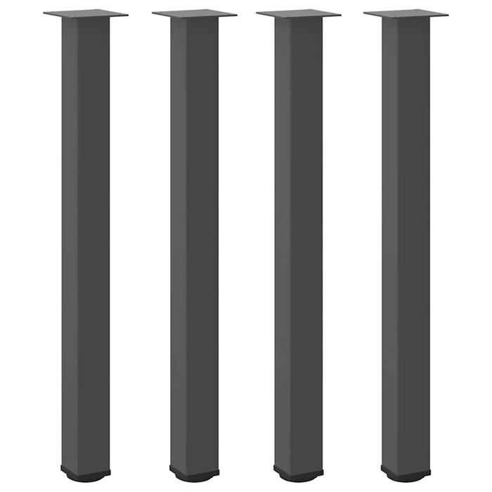 Picioare de masă de bar, antracit, 4 buc., 100-102 cm, oțel - WALTI WALTI