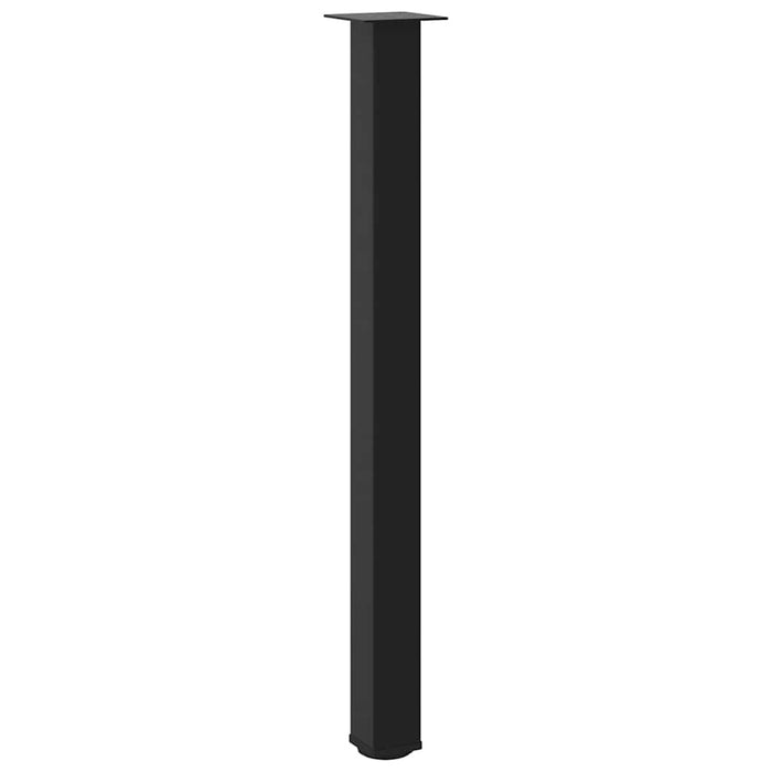 Picioare de masă de bar, 4 buc., negru, 110-112 cm, oțel WALTI