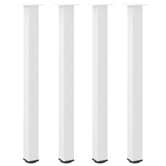 Picioare de masă de bar, 4 buc., alb, 110-112 cm, oțel - WALTI WALTI