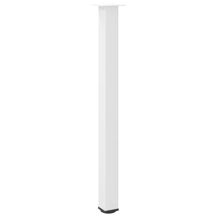 Picioare de masă de bar, 4 buc., alb, 110-112 cm, oțel - WALTI WALTI