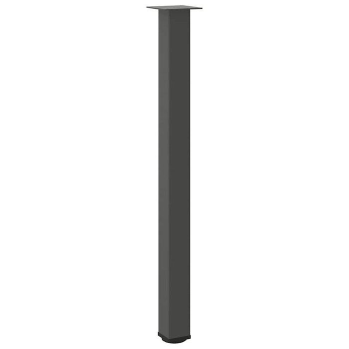 Picioare de masă de bar, antracit, 4 buc., 110-112 cm, oțel WALTI