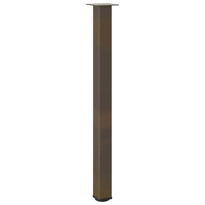 Picioare de masă de bar, 4 buc., oțel natural, 110-112 cm WALTI
