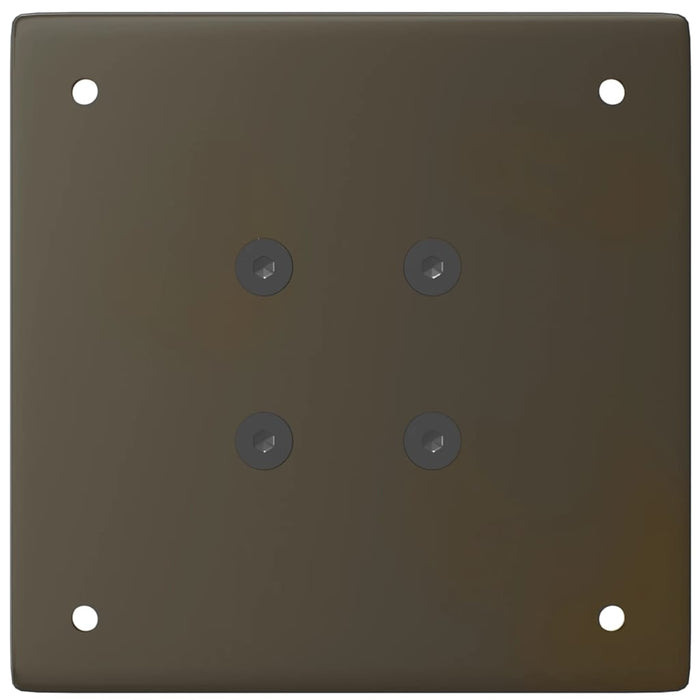Picioare de masă de bar, 4 buc., oțel natural, 110-112 cm WALTI