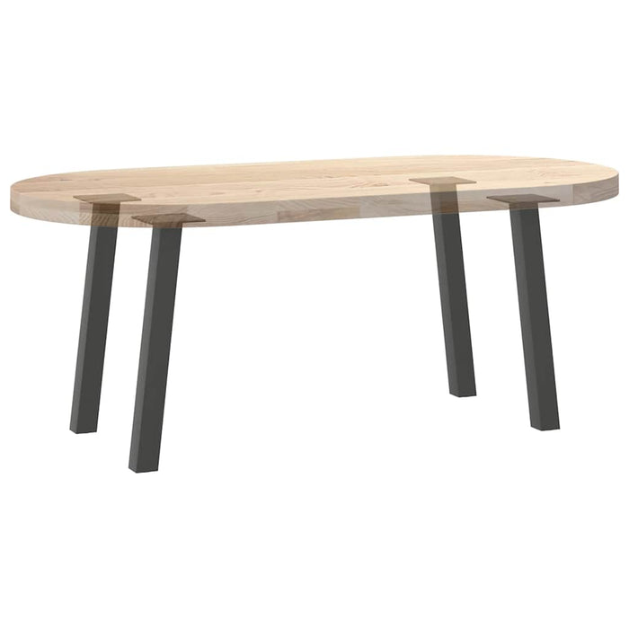 Picioare pentru măsuță de cafea, antracit, 4 buc., 30 cm, oțel WALTI
