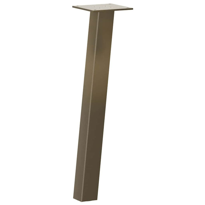 Picioare pentru masă de cafea, 4 buc., oțel natural, 30 cm WALTI