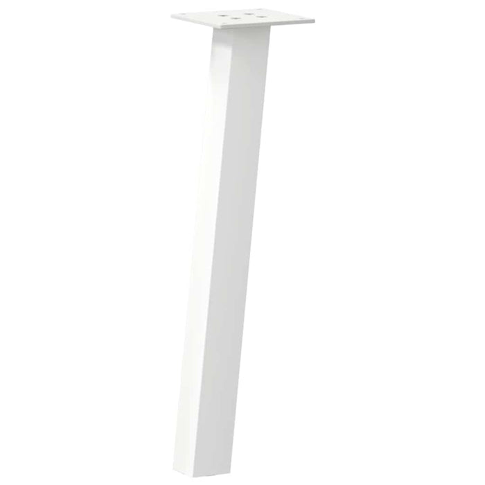 Picioare pentru măsuță de cafea, 4 buc., alb, 42 cm, oțel WALTI