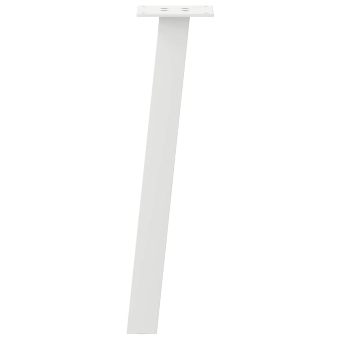 Picioare pentru măsuță de cafea, 4 buc., alb, 42 cm, oțel WALTI