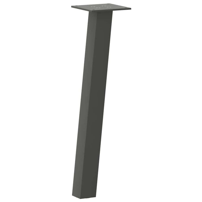 Picioare pentru măsuță de cafea, antracit, 42 cm, oțel, 4 buc. WALTI