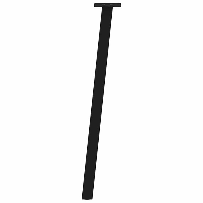 Picioare masă consolă, 4 buc., negru, 72 cm, oțel WALTI