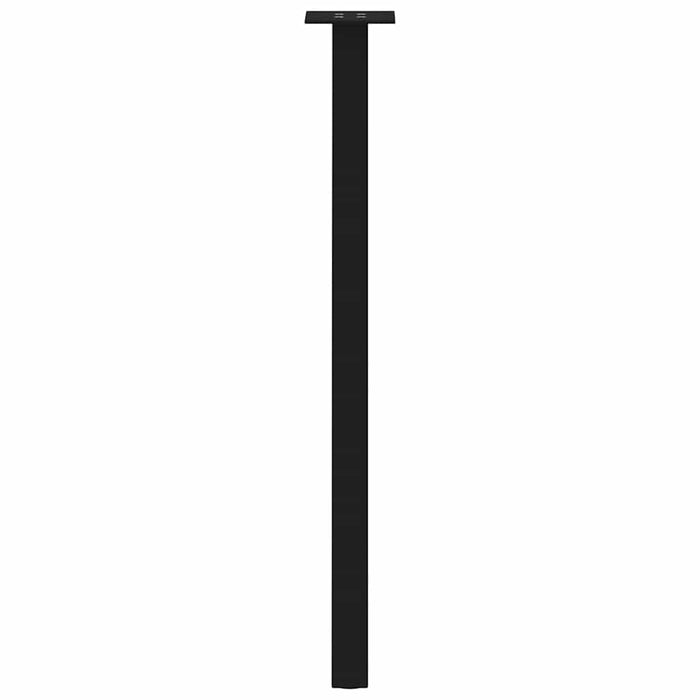Picioare masă consolă, 4 buc., negru, 72 cm, oțel WALTI
