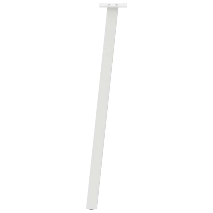 Picioare masă consolă, 4 buc., alb, 72 cm, oțel - WALTI WALTI