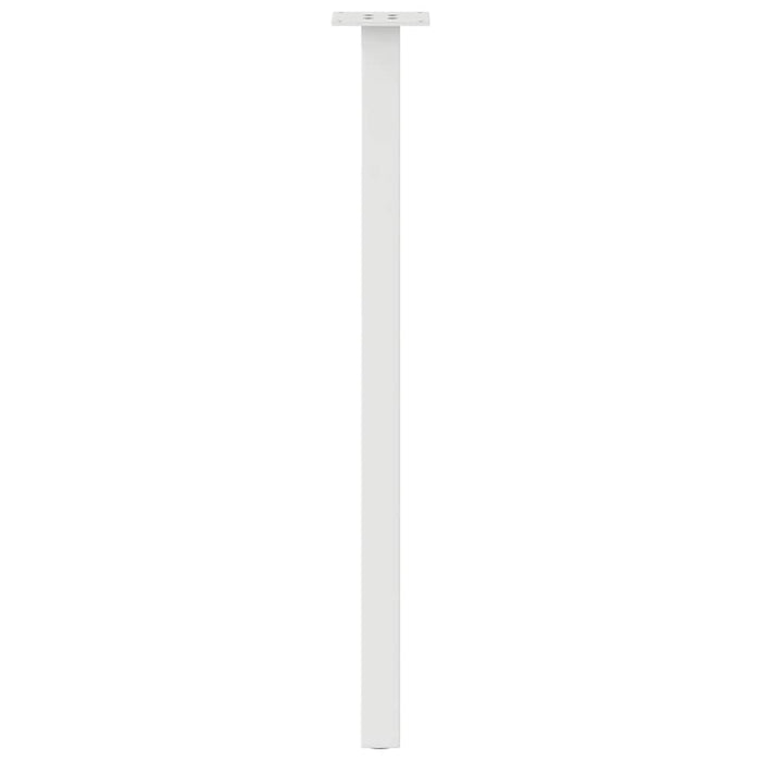 Picioare masă consolă, 4 buc., alb, 72 cm, oțel - WALTI WALTI