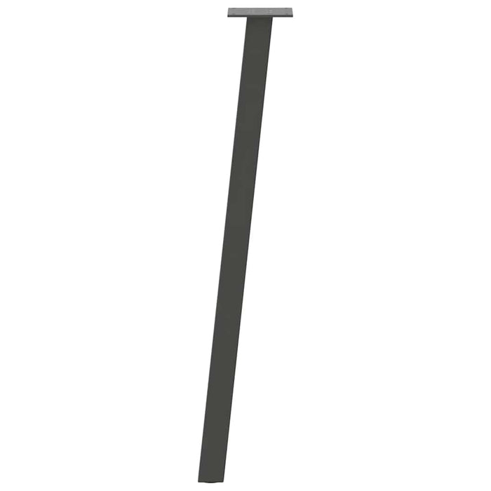 Picioare masă consolă, antracit, 4 buc., 72 cm, oțel WALTI