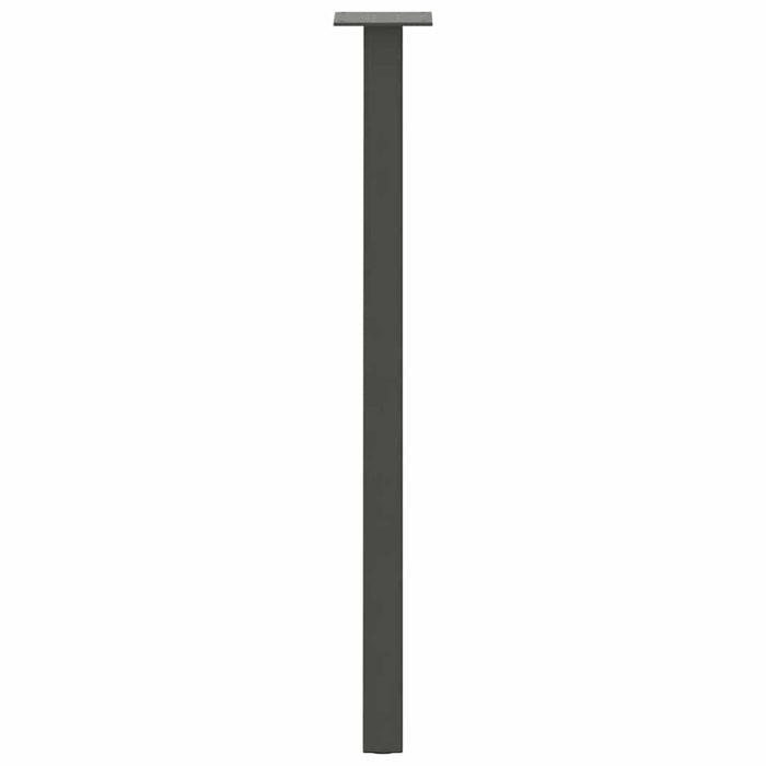 Picioare masă consolă, antracit, 4 buc., 72 cm, oțel WALTI