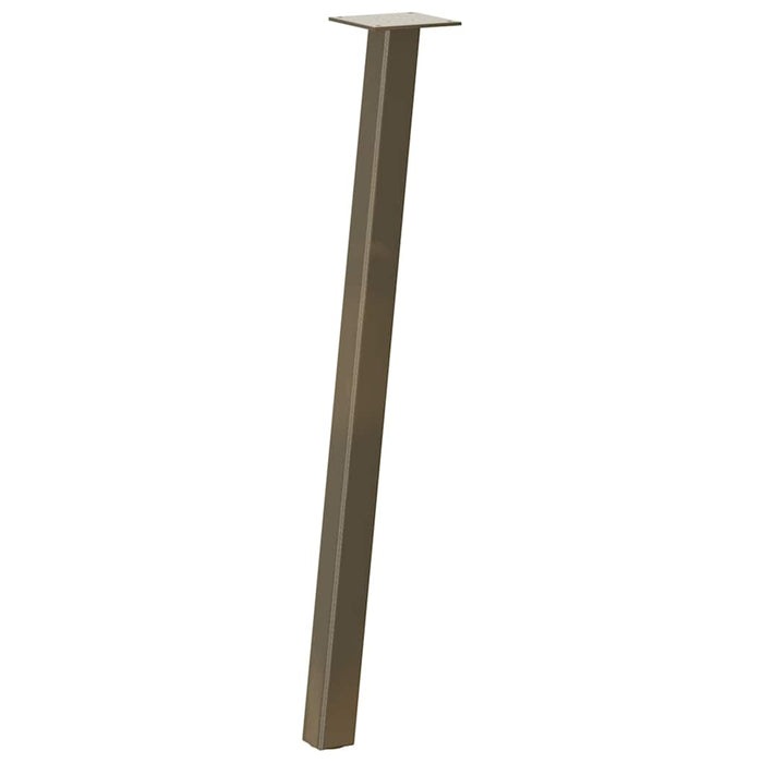 Picioare masă consolă, 4 buc., oțel natural, 72 cm WALTI