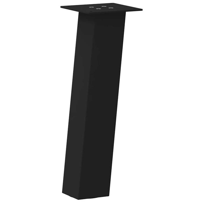 Picioare pentru măsuță de cafea, 4 buc., negru, 42 cm, oțel - WALTI WALTI