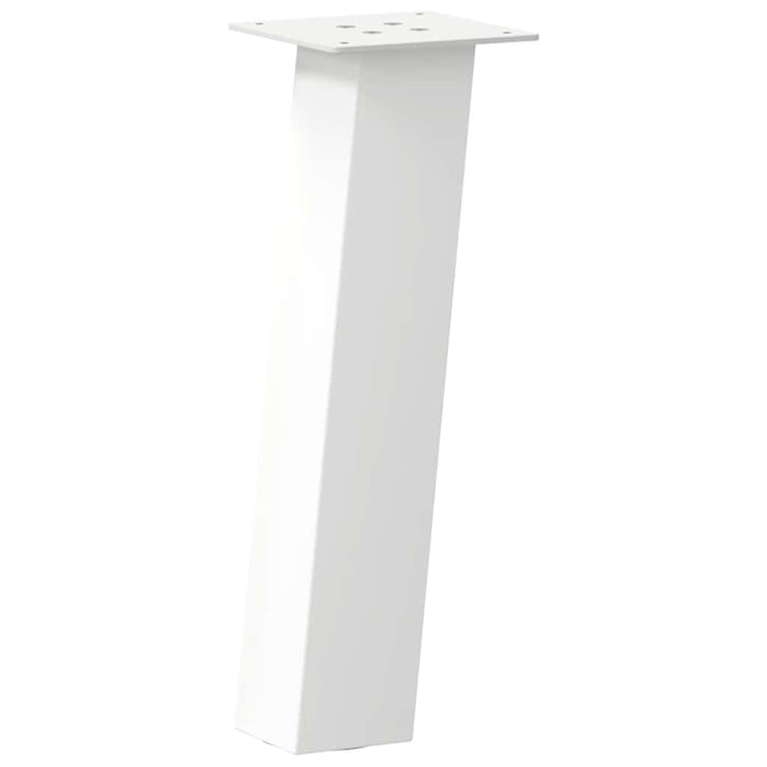 Picioare pentru măsuță de cafea, 4 buc., alb, 42 cm, oțel WALTI