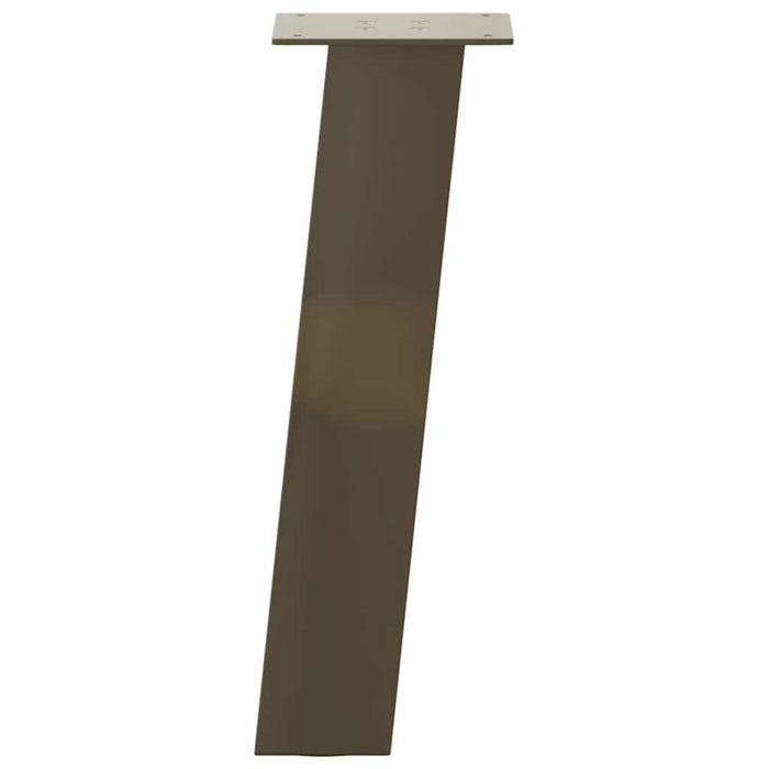 Picioare pentru masă de cafea, 4 buc., oțel natural, 42 cm WALTI