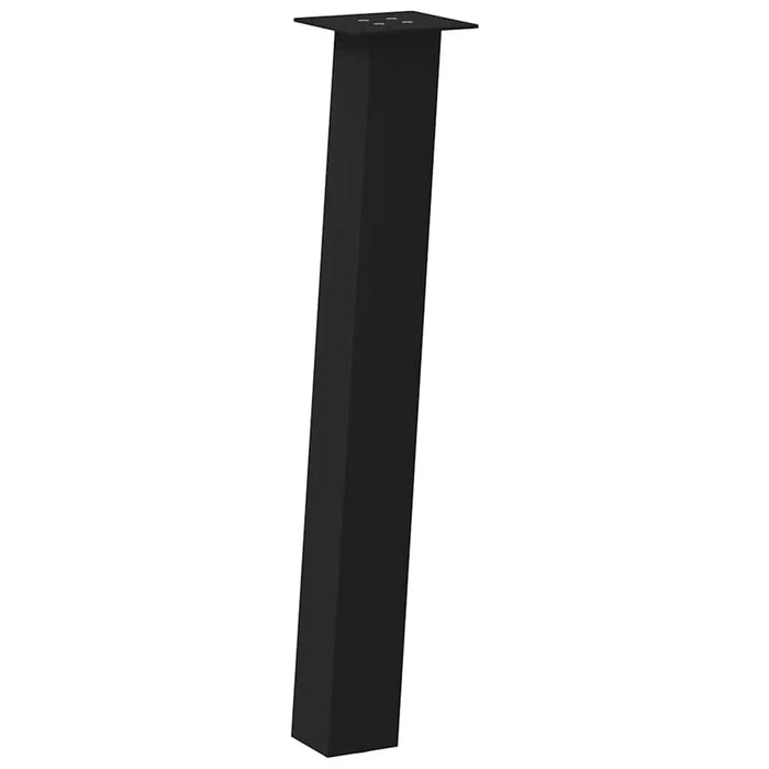 Picioare masă consolă, 4 buc., negru, 72 cm, oțel WALTI