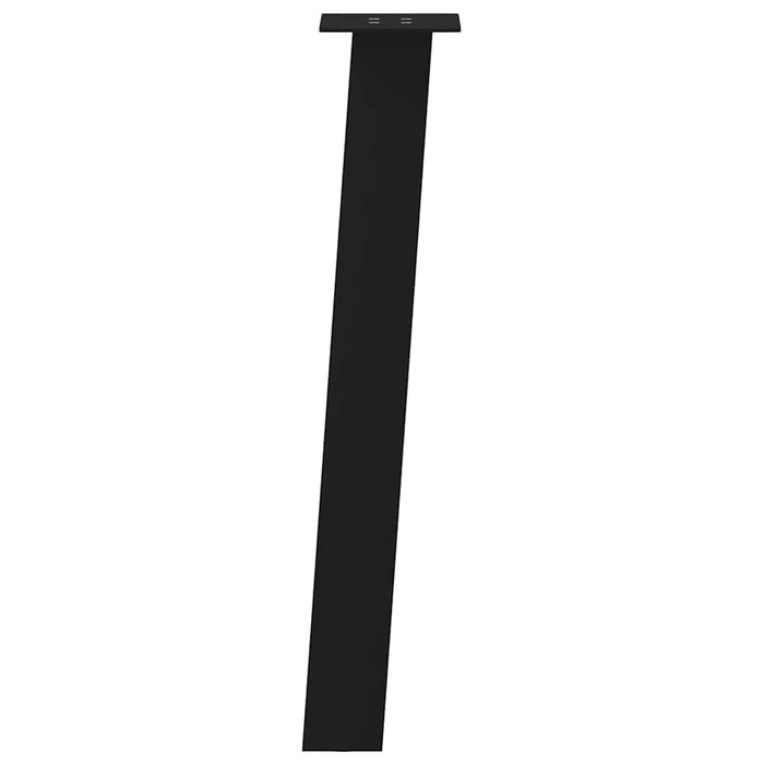 Picioare masă consolă, 4 buc., negru, 72 cm, oțel WALTI